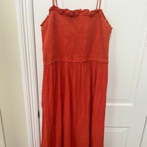 NWT Anthropologie Searsucker Sundress, XL